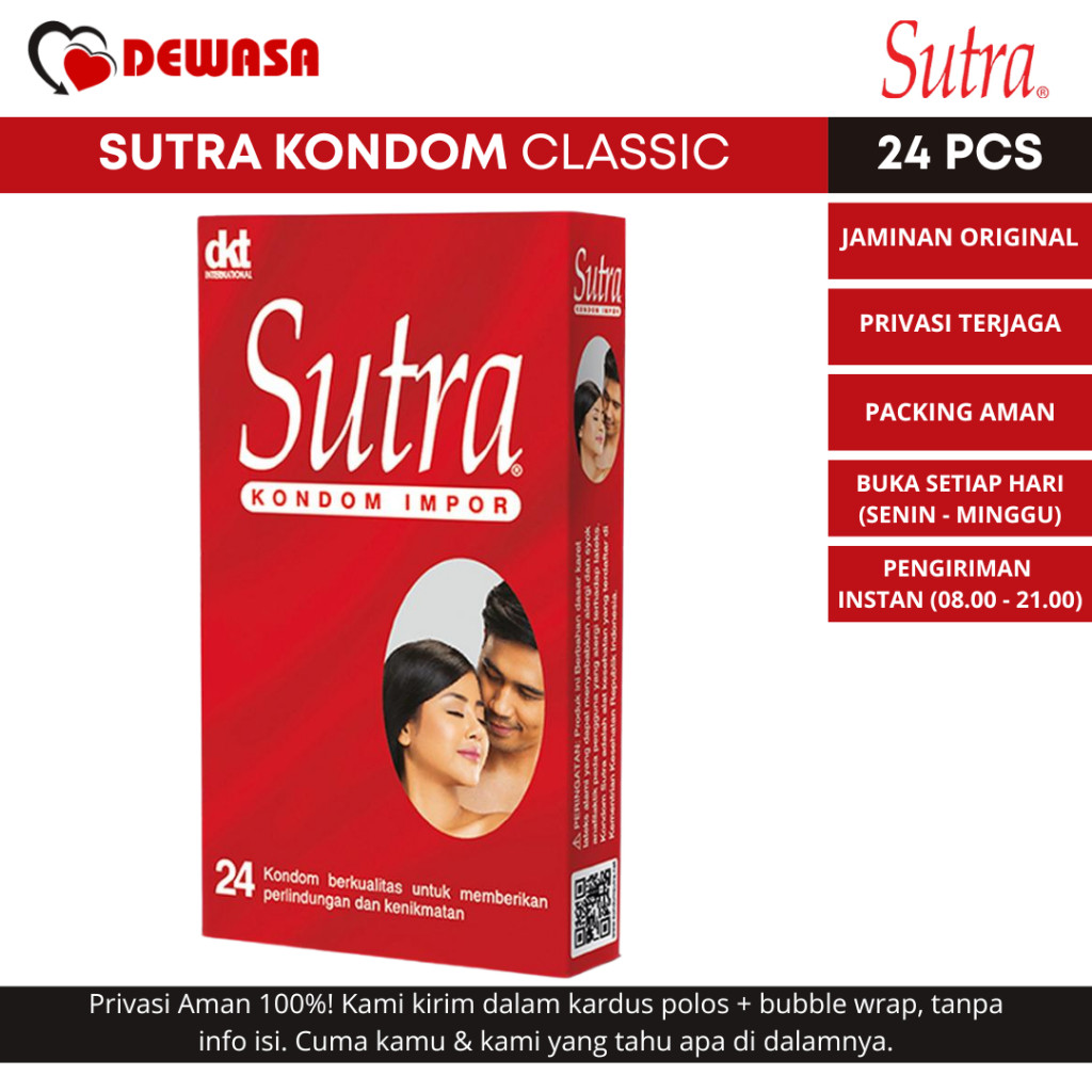 PROMO DISINI READY STOK BANYAK Sutra Kondom – 24 Pcs