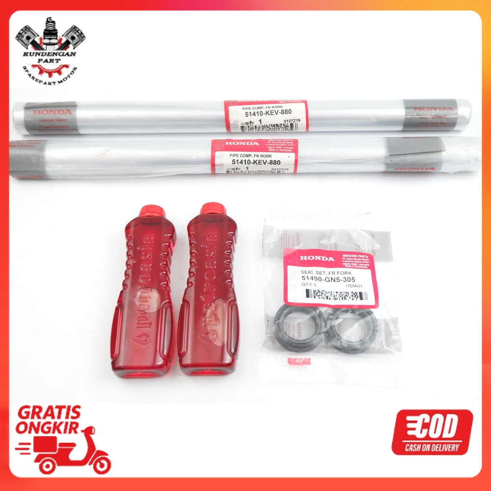 sok depan supra fit lama - shock depan supra 51410-KEV-880 Ori motor part