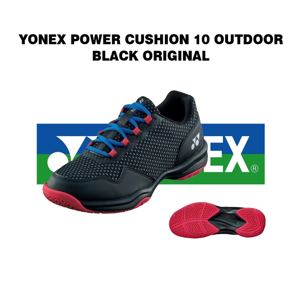 Yonex Sepatu Badminton Bulutangkis Power Cushion 10 Outdoor Black Original