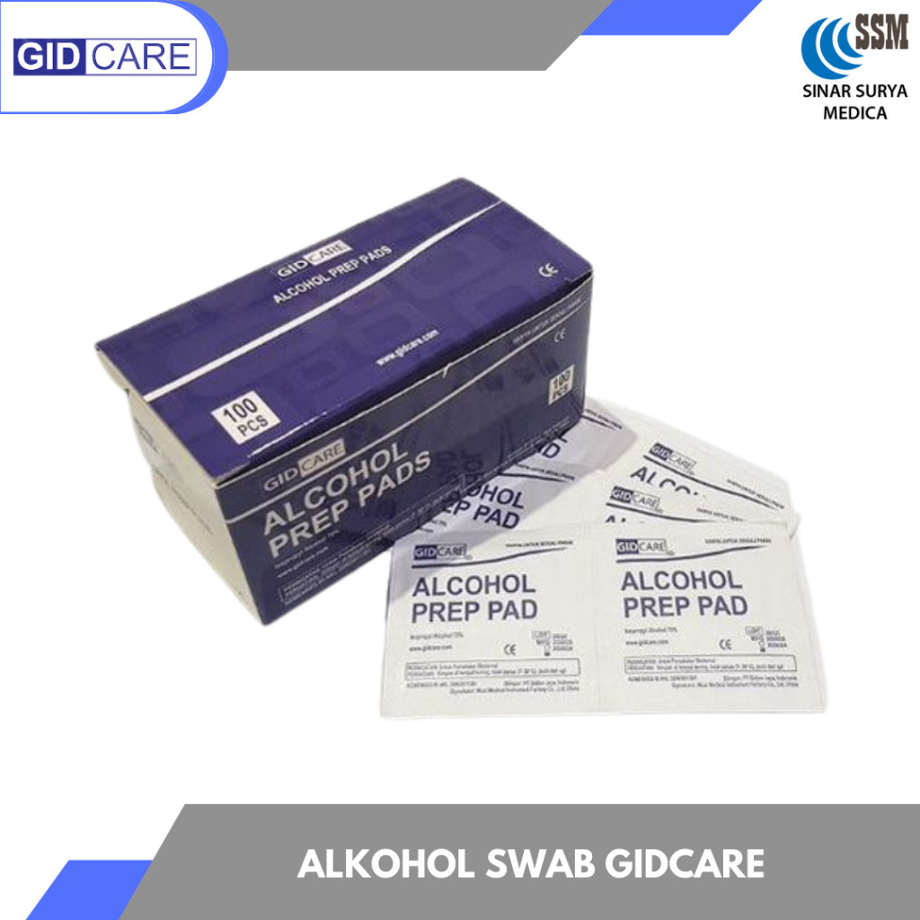 Alcohol Swab GidCare / Alkohol Swab Gidcare Kesehatan