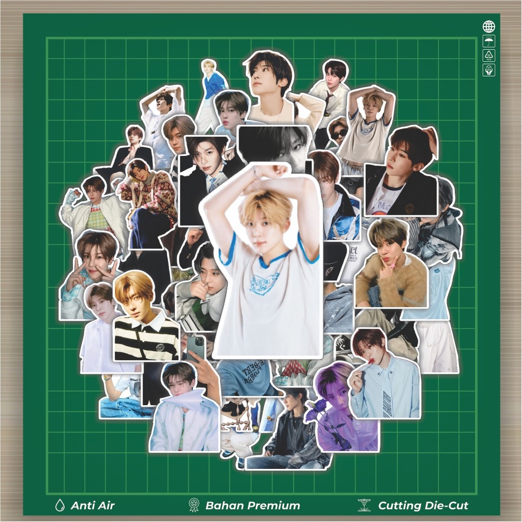 HOT 50 PCS Stiker Oh Sion (Nct Wish) Stiker Fashion Cars Decal Dingin Kartu Album Custom Vinyl Anti 