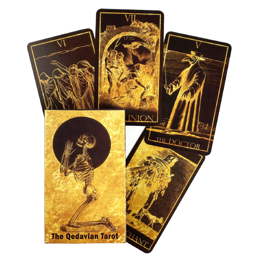 The Qedavian Tarot Decks 78 Card Tarot Deck High Quality Board Game For Beginners Fun Divination Gam