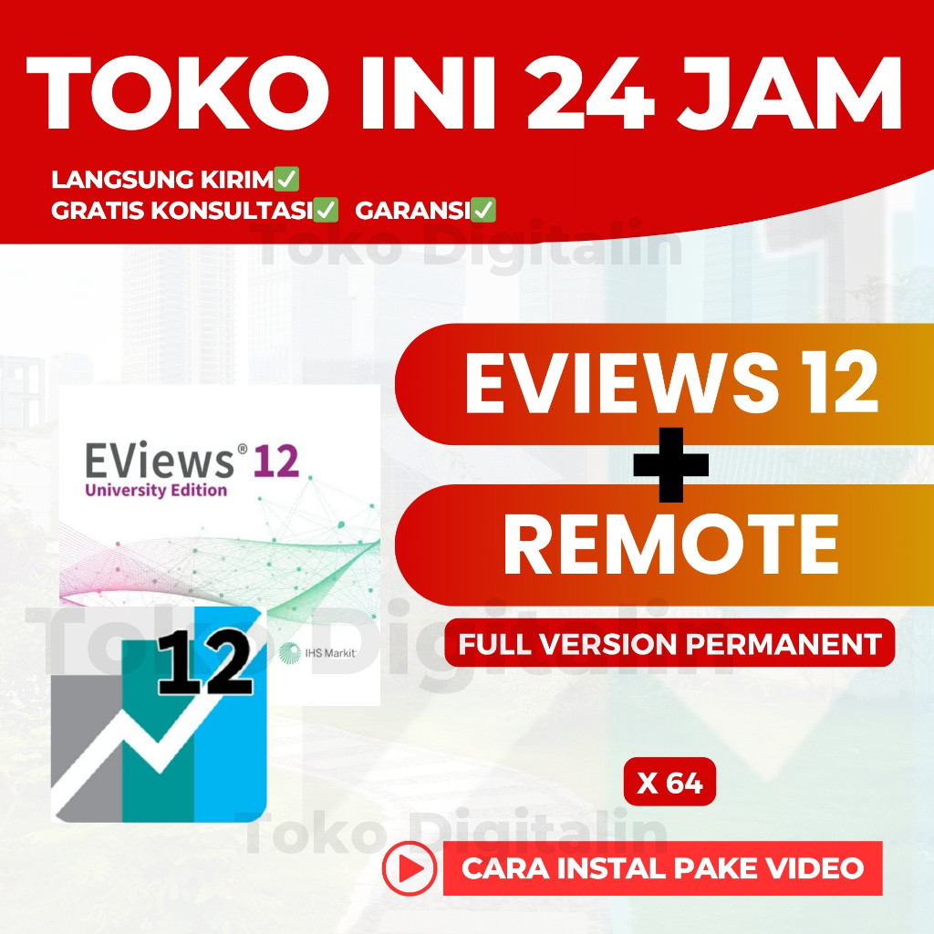 Gratis Remote Eviews 12 Windows Digital Instalasi