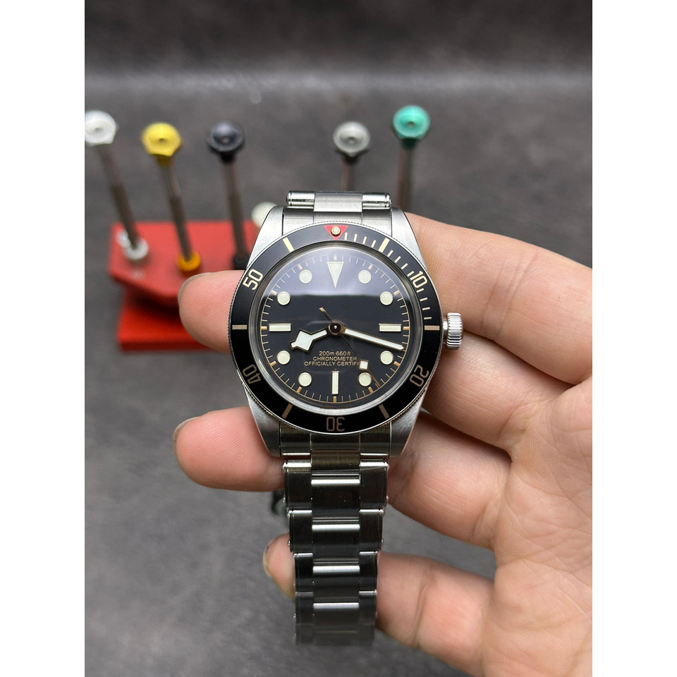 Top Quality OEMG-BlackBay Stainless Steel Automatic Movement Watch GMT Black And Blue Color