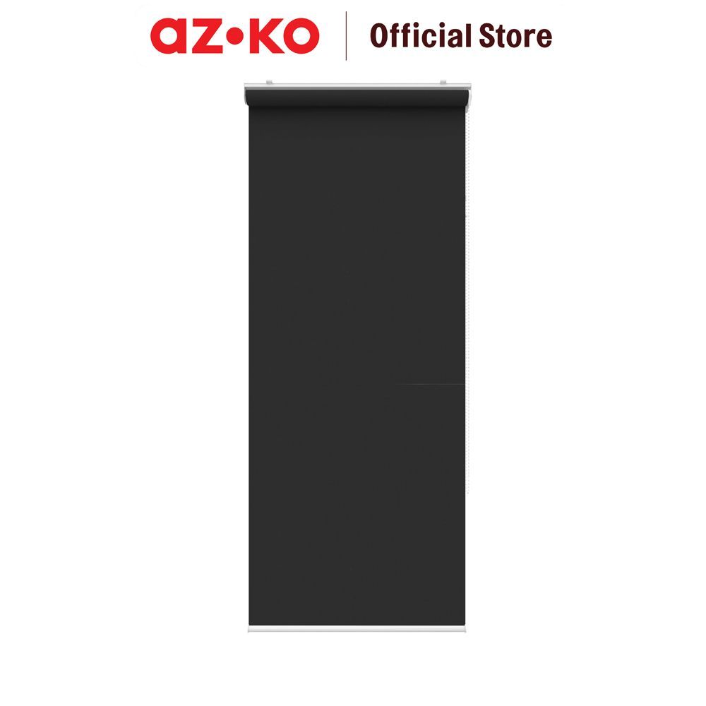 AZKO Arai 75X200 cm Roller Blind Solar Screen - Hitam Tirai Gulung Jendela PolosCurtain Roller Blind