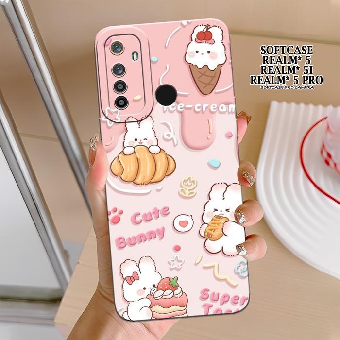 Case Realm* 5/5i/5 Pro Terbaru - Fashion Case Lucu - Casing Realm* 5/5i/5 Pro - Silikon Pro Camera -