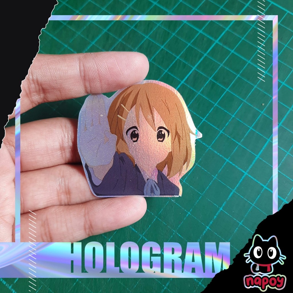 Stiker Hologram Anime K-ON Yui Hirasawa