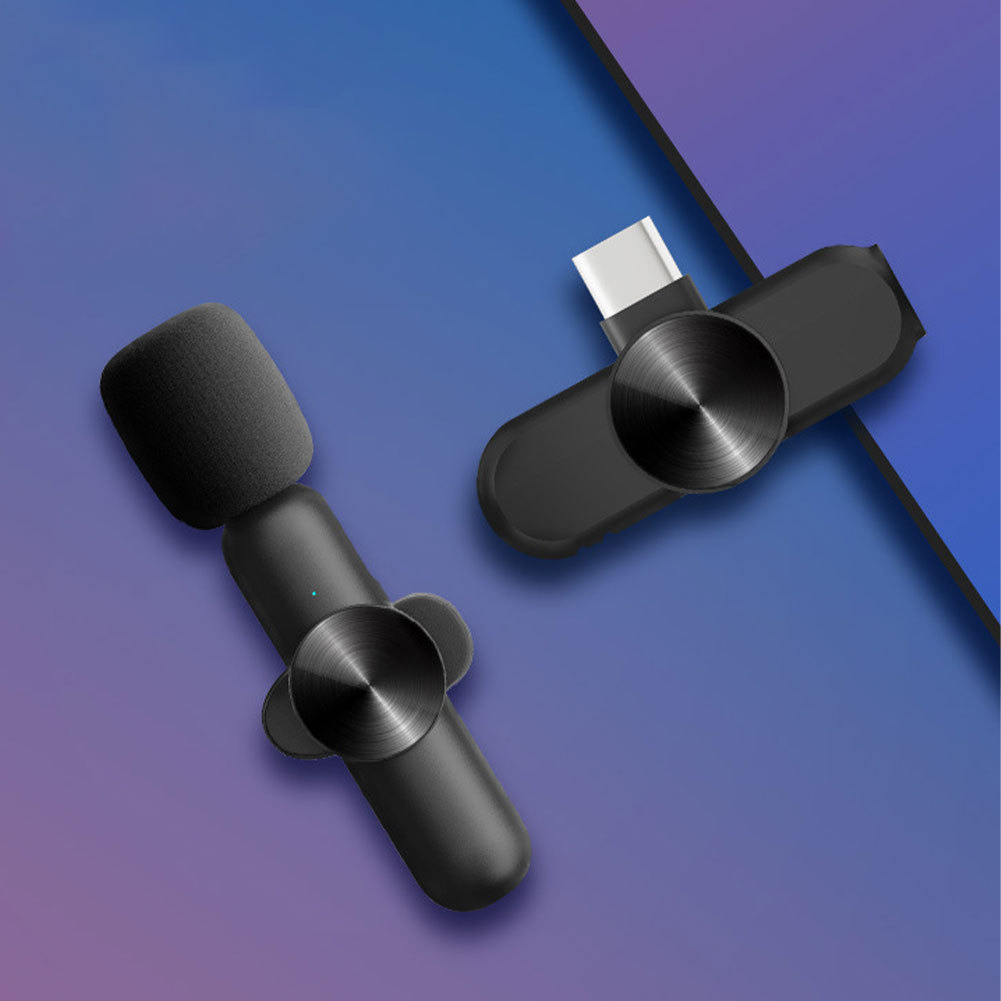 Mini Mikrofon Lavalier Siaran Langsung Audio Perekaman Video Mudah