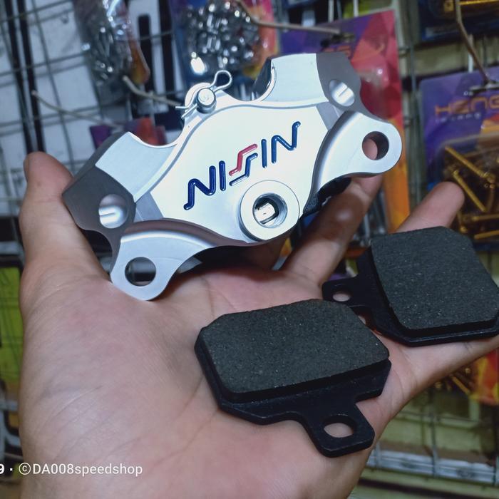 kaliper nissin 2piston thailand bukan original italy kaliper nissin 2p