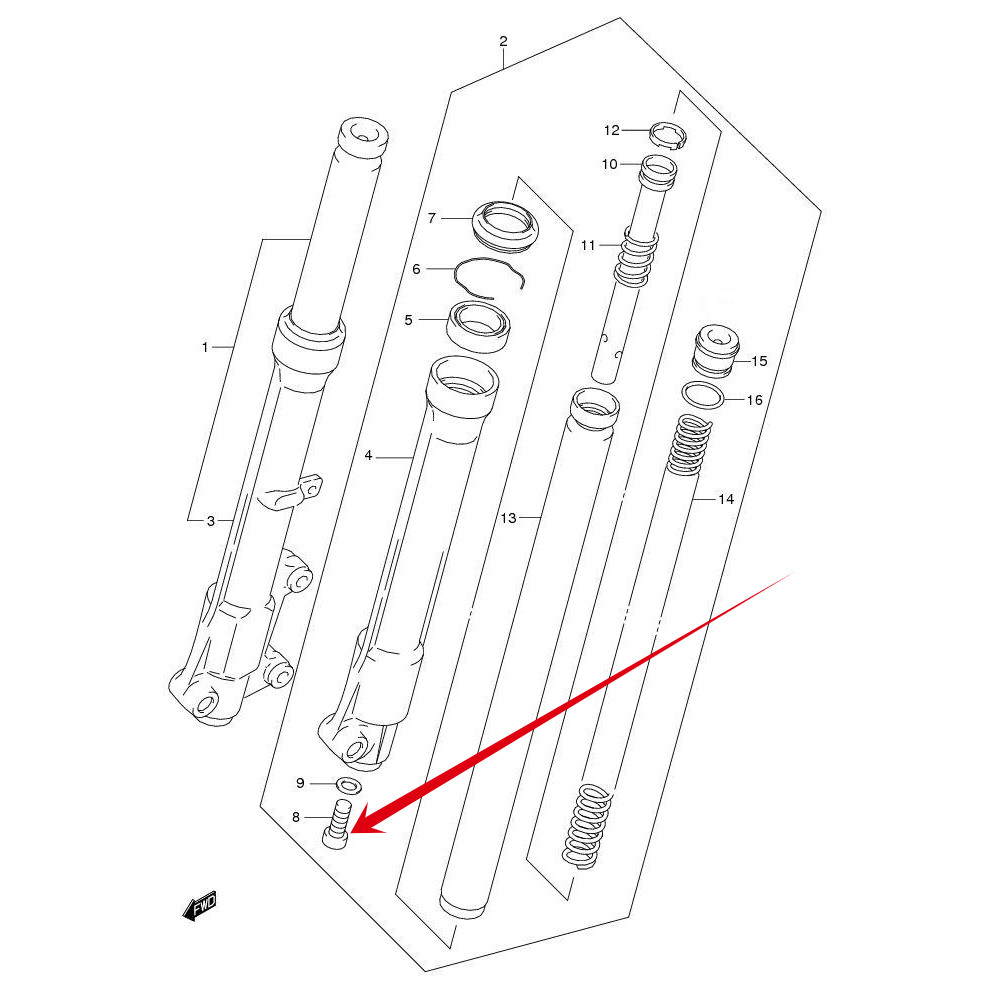 BAUT BOLT PIPA SULING PNP SUZUKI SKAYWAVE SGP