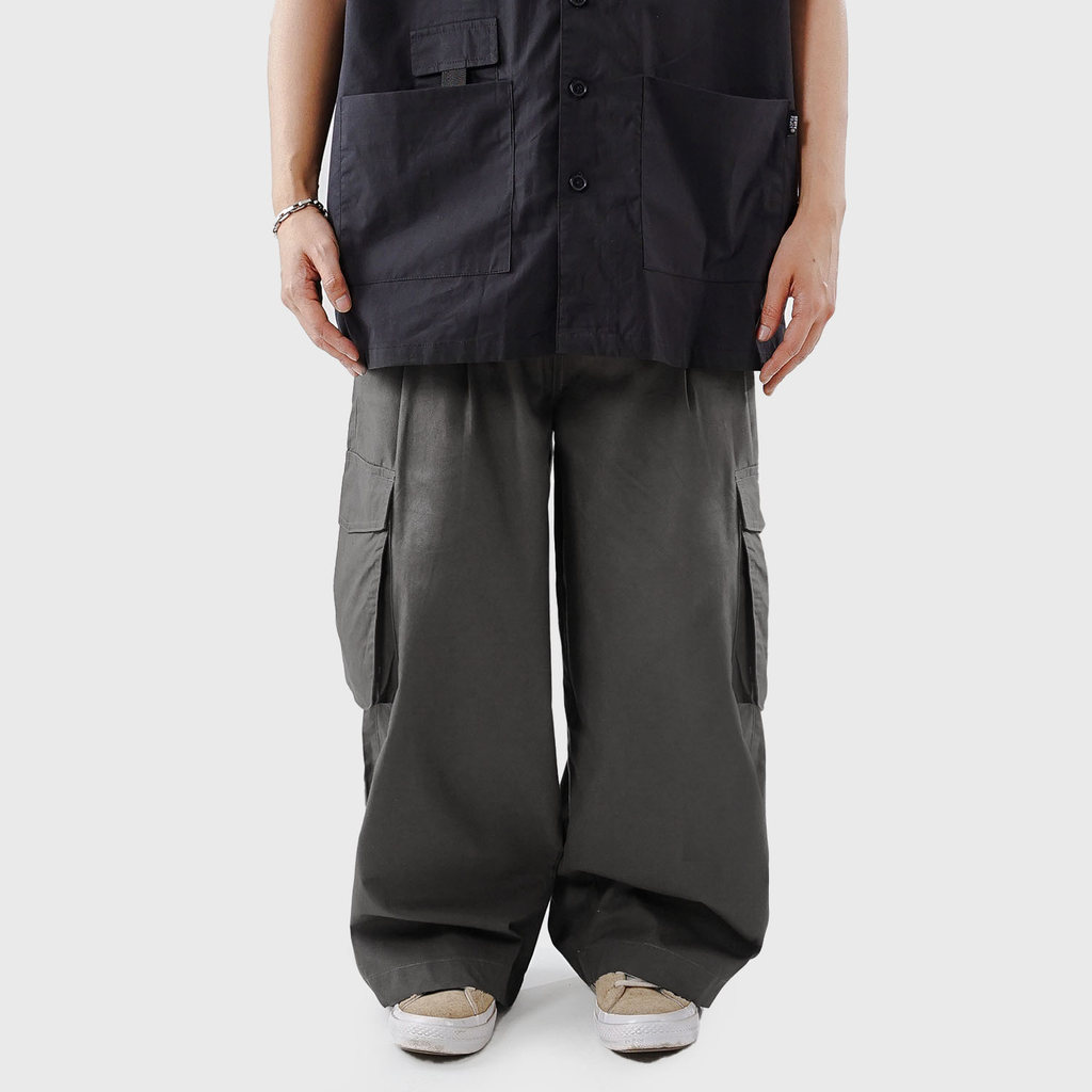 Noforty Project Long Cargo Pants Hadori Grey