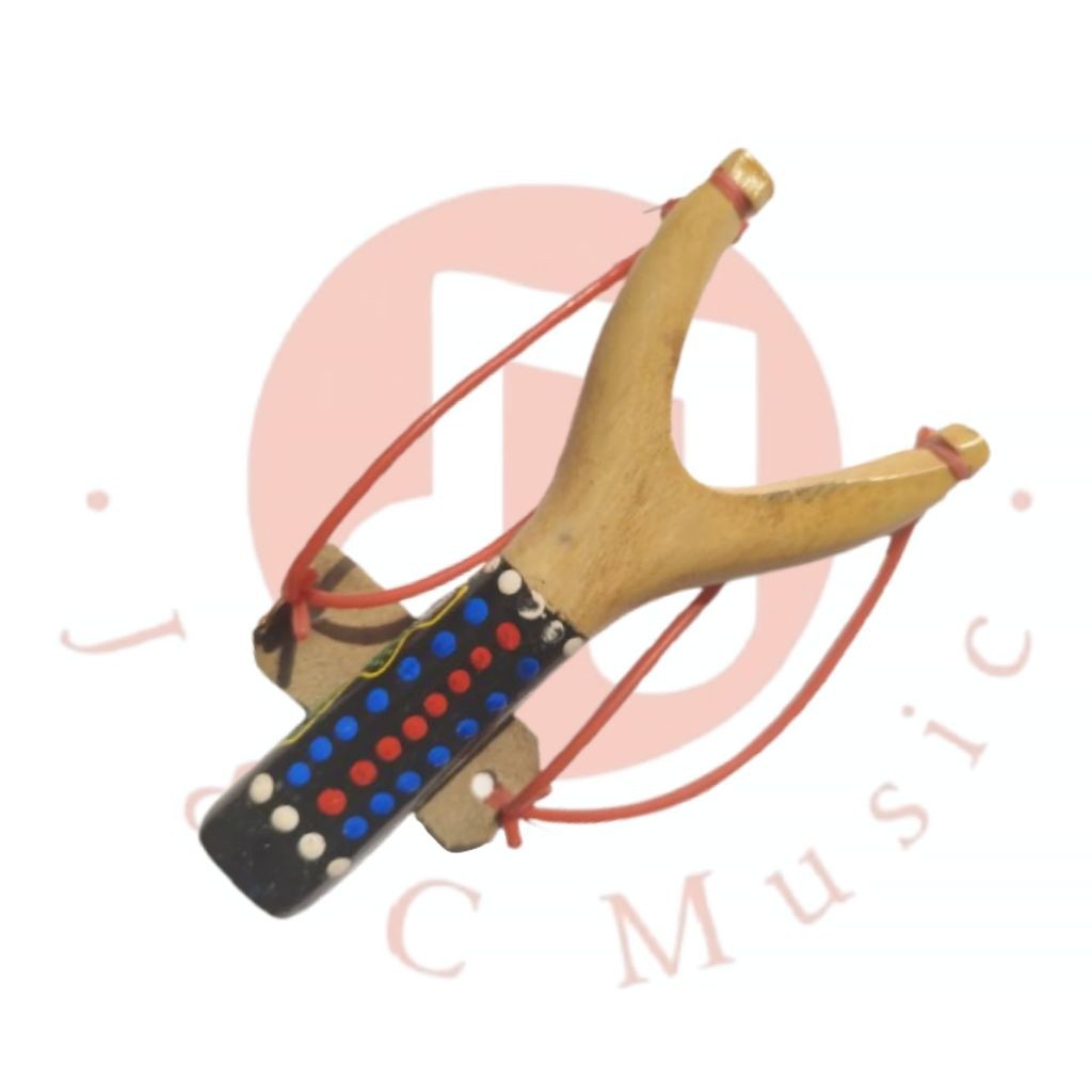 TERBAGUS Mainan Katapel Anak Bahan Kayu Karet Kulit