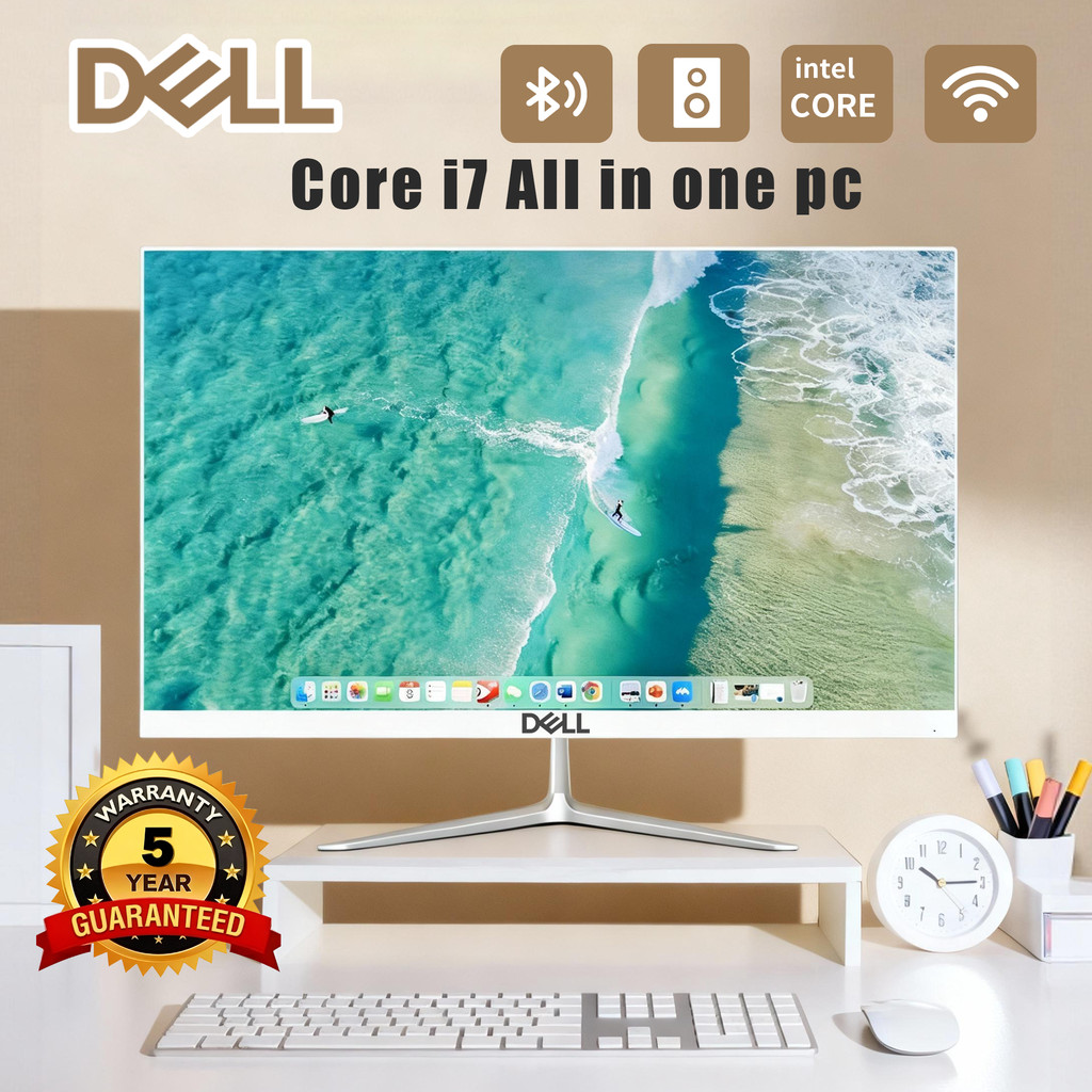Dell PC all-in-one  Inteli 3/i5/i7, layar 19-27 inci - SSD 1TB