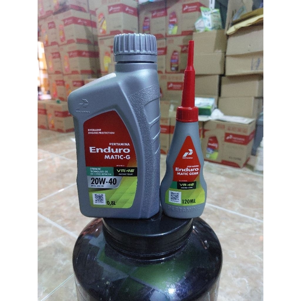 Paket Oli mesin Enduro matic G dan enduro matic Gardan