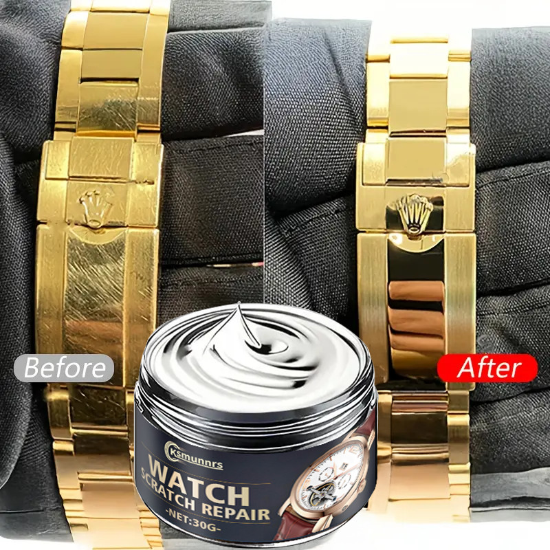 Watch Polishing Paste: Strap/Screen Scratch Removal, Metal Frame Renewal, Shine & Deoxize, Stainless