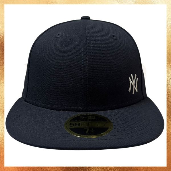Topi New Era NY Yankees Logo Rare 59FIFTY Fitted Hat Original