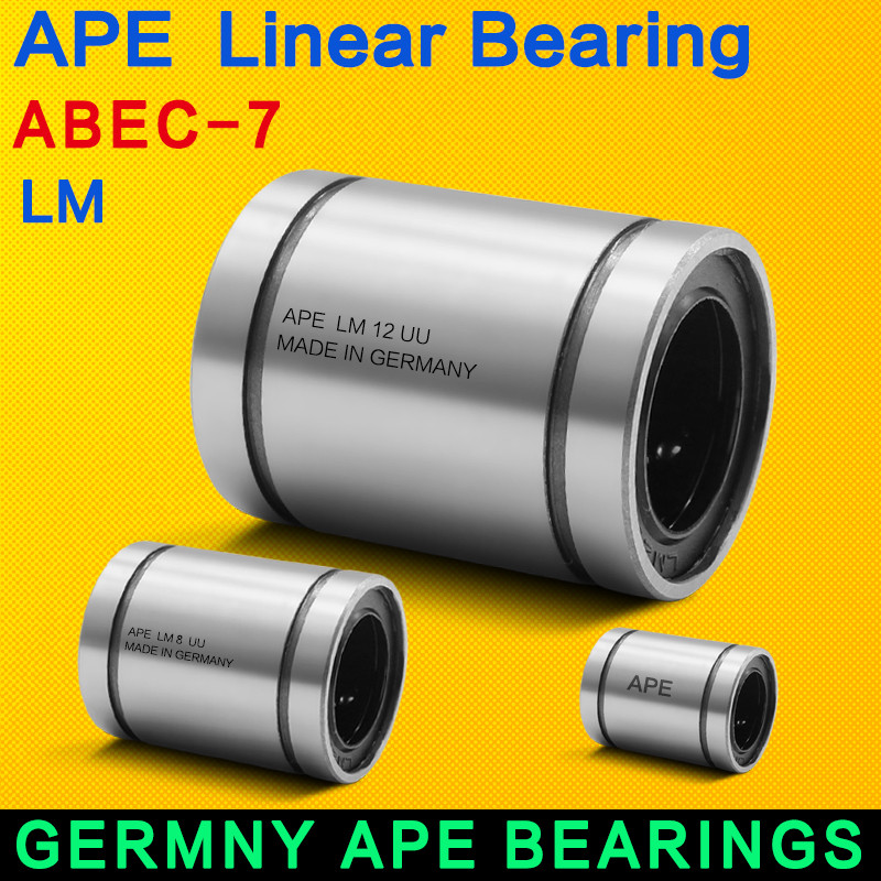 4PCS  APE Bearing LM8UU LM3UU LM10UU LM16UU LM6UU LM12UU LM4UU LM5UU linear bushings C linear bearin