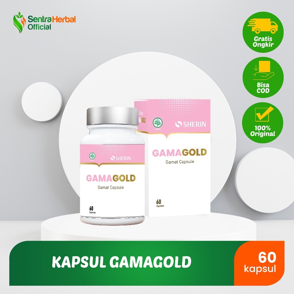 Sherin - Gamagold Kapsul Kecantikan isi 60 Kapsul