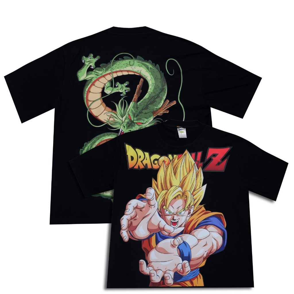 COD Tshirt Goku Super Saiyan Shenlong Dragon Ball Z Kaos VIntage Bootleg Oversize