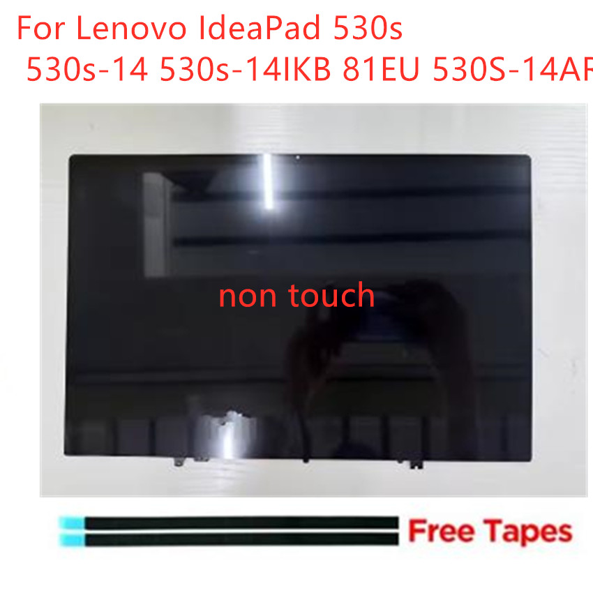 LCD reacement 14.0'' FHD LCD For Lenovo IdeaPad 530s 530s-14 530s-14IKB 81EU 530S-14ARR Laptop scree