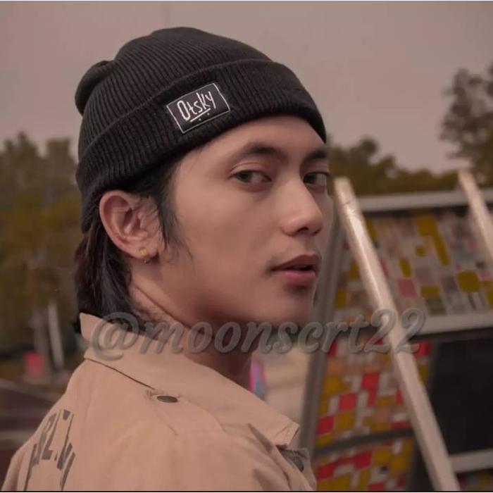 Topi Beanie Unisex Otsky Kupluk Rajut Terlaris - Otsky Black