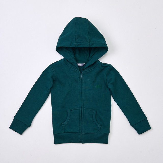 Max Fashions Atasan Anak Laki-laki Epp Zip Thru Hoodie - Move Fwrd - Green Dark