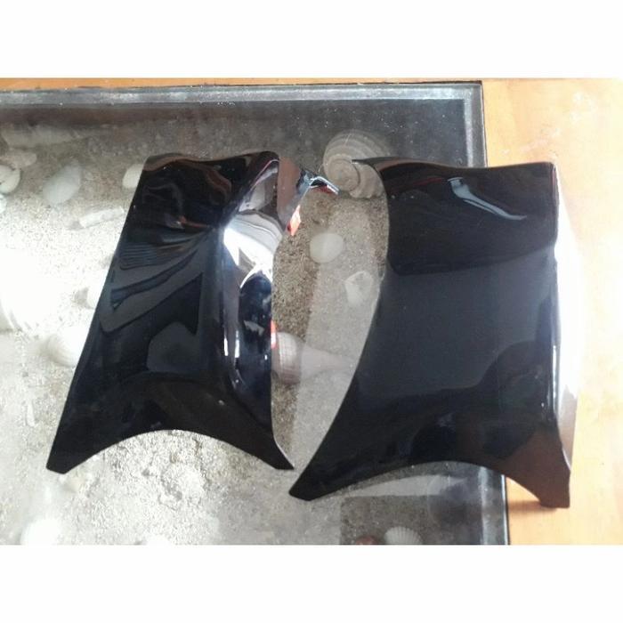 Spoiler Helm Kyt R10 model 3D Hitam gloss/ doff clear