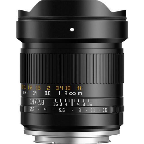 TTArtisan 14mm f2.8 Wide Angle Lens Compatible for Sony E - Canon RF - Nikon Z - Leica L FullFrame /