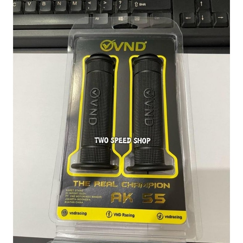 Hand grip VND Universal Semua Motor Grip Bulu VND Ak 55 Kualitas karet import