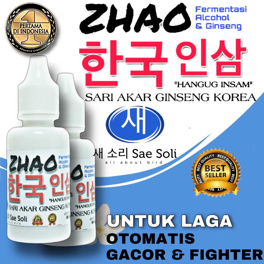 Vitamin Burung Lomba Doping Stamina dan Napas Burung. ASLI ZHAO SARI AKAR GINSENG KOREA