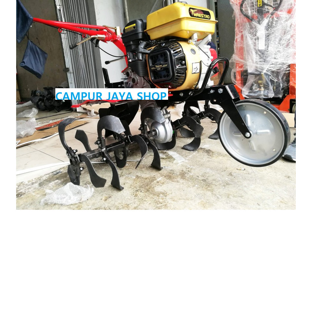 Mesin Traktor Bajak Tanah Sawah Mini Maestro KB500T Tiller Cultivator