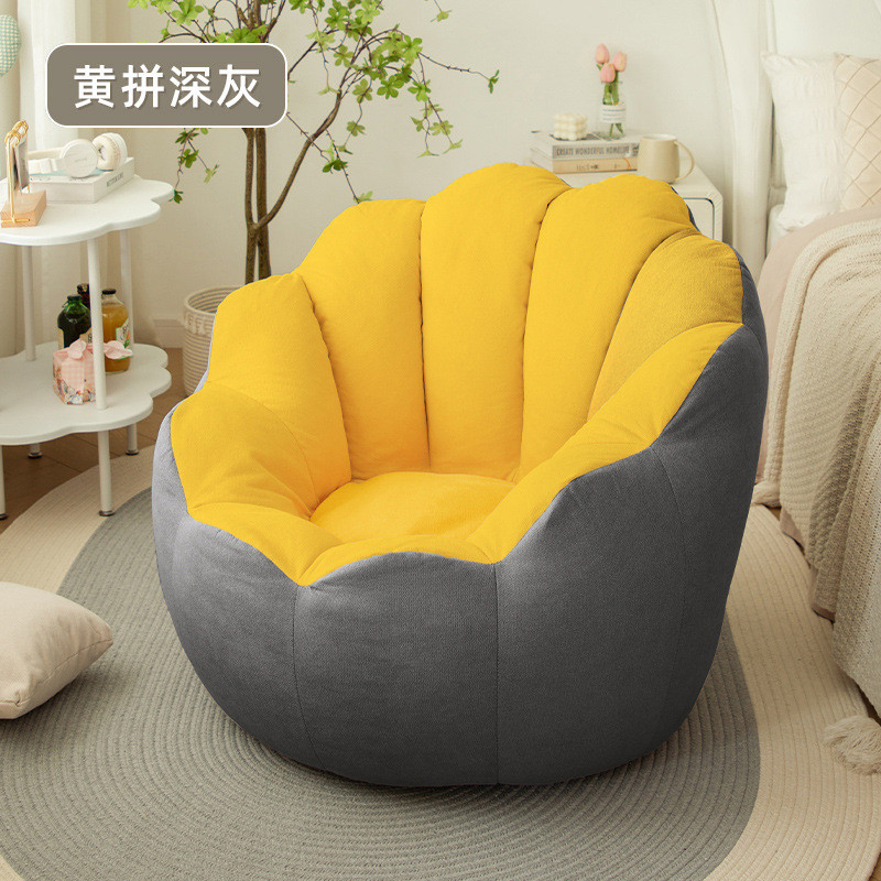 Lazy Sofa Sleepable Reclining Bedroom Small Sofa Single Recliner Tatami Bean Bag Chair Internet Cele