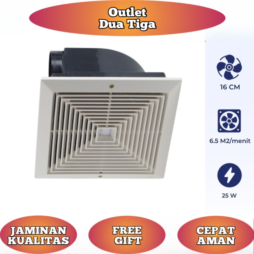 Maspion Exhaust Fan MV-16EX Exhaust Plafon MV16EX / MV16 EX / MV 16EX / MV-16 EX