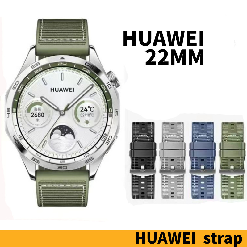 HUAWEI Strap Huawei GT4 GT5 46mm Smartwatch Strap /22mm Nylon Strap Universal/ Tali Huawei Watch GT4