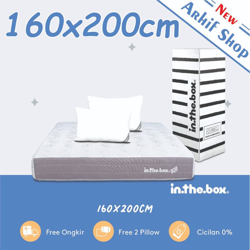 SPRINGBED inthebox 101 160x200x24 (Queen) KASUR IN THE BOX