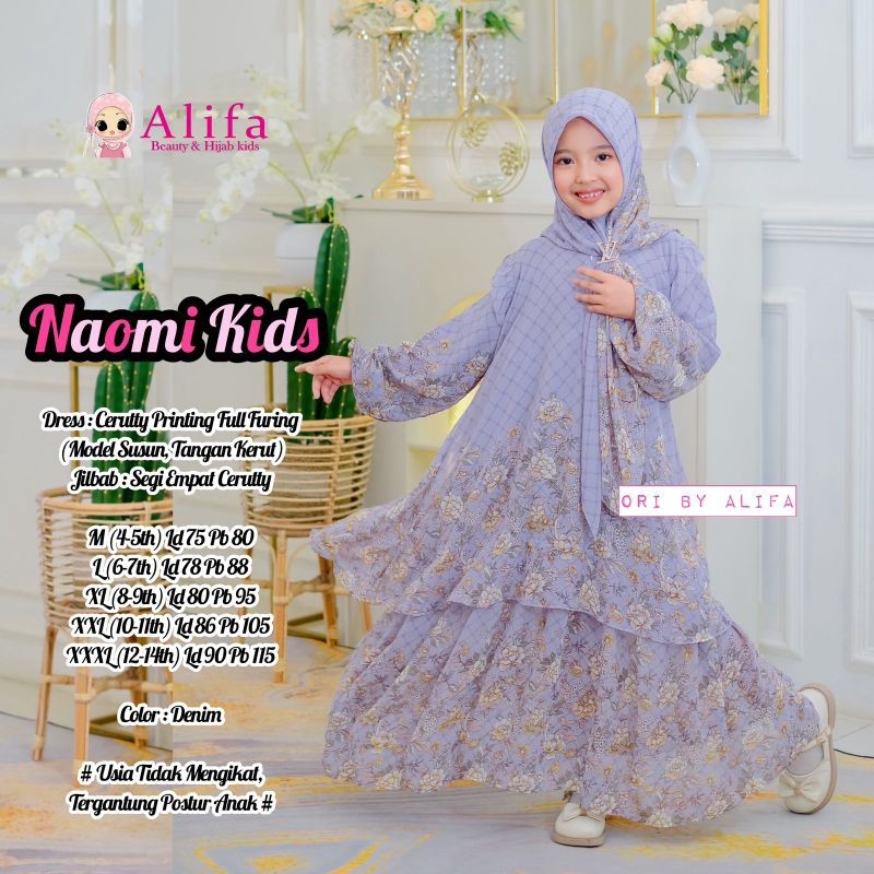 NAOMI KIDS DRESS (Gamis Anak)  Alifa alya store