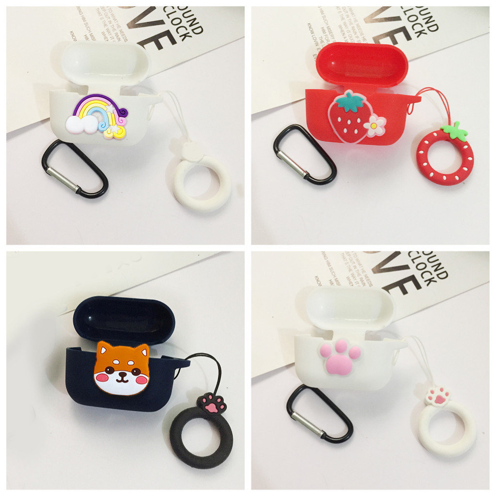 cartoon Earphone Cover For Realme Buds T310 T300 T110 T100 T01 Case Silicone Shockproof case for rea