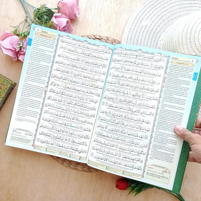 AL-QURAN A4 AL MADRASAH DUO LATIJ ALQOSABAH, AL-QURAN 30 JUZ TERJEMAH