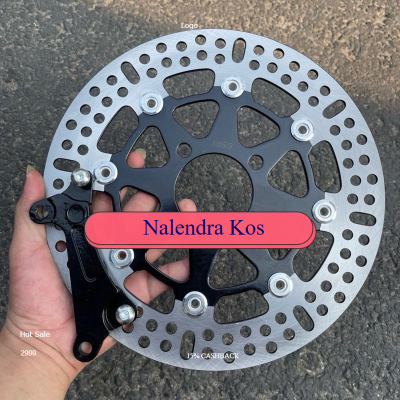 COD Piringan Cakram Beat/Scoopy/Vario/Beat Fi Ukuran 260mm Plus Breket