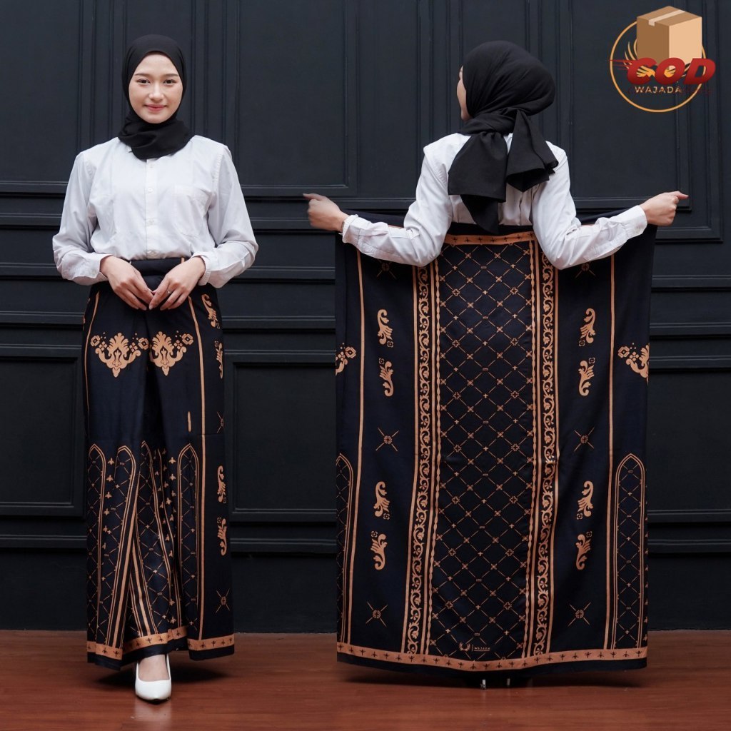 Sarung Wanita Santriwati Wajada Terbaru Kain Santung Tebal