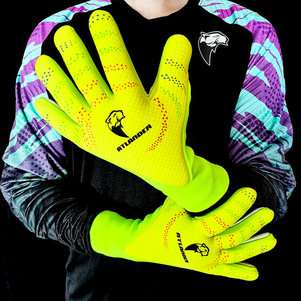 Professional Football Goalkeeper Gloves Latex Thickened Protection Adults Child Goalkeeper Kids Teen