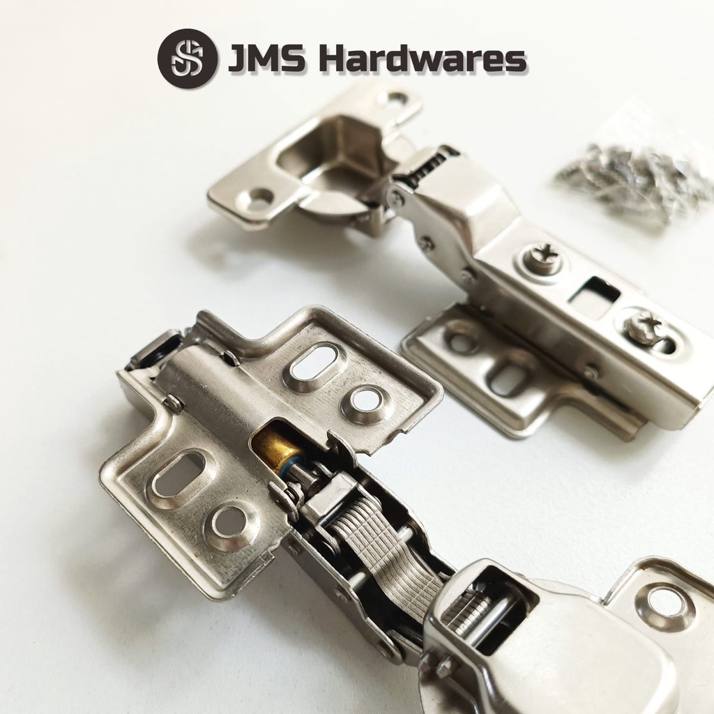 (MURAH2) Engsel Sendok Slow Motion Soft Close Hidrolik / Engsel Pintu Lemari / Engsel Sendok Hidroli