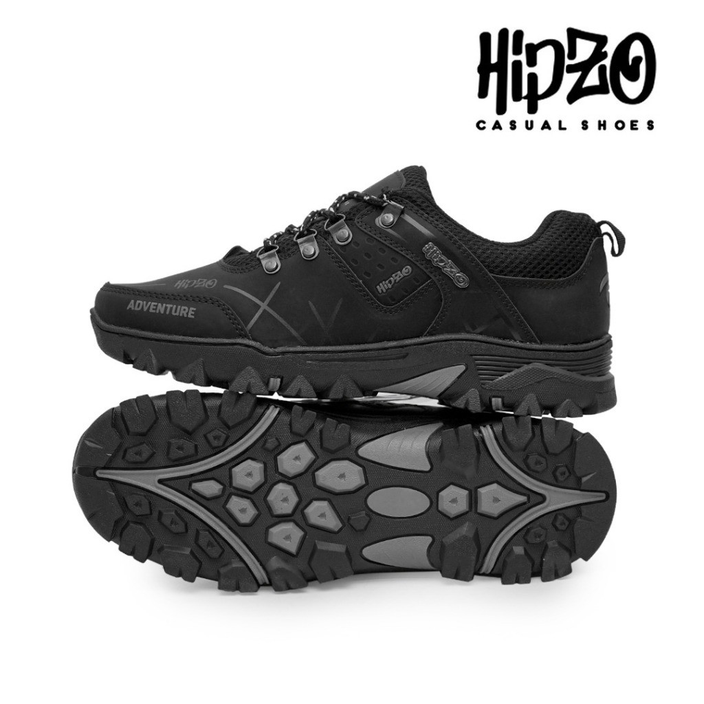 2E Sepatu Hiking Pria Sporty Outdoor M080 HITAM Ori Anti Slip