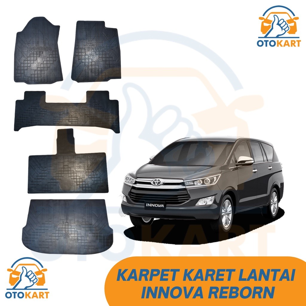 [Hauri Otomotif] KARPET LANTAI KARET INNOVA REBORN / KARPET KARET MOBIL INNOVA REBORN / KARPET INNOV