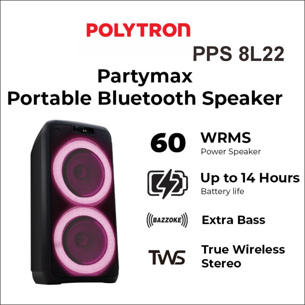 Speaker Polytron PPS 8L22 Polytron Party Speaker