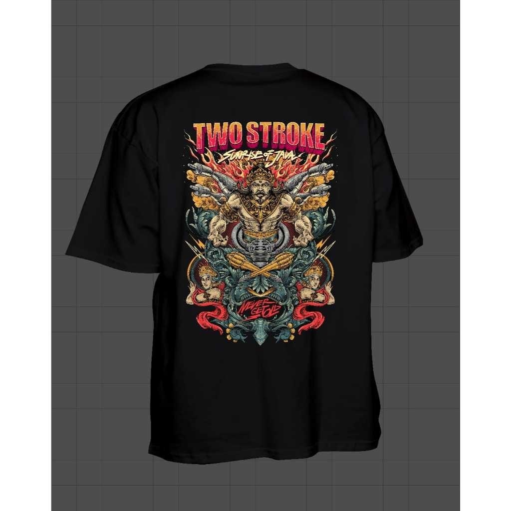 HOT T-shirt Kaos Sunrise Of Java / Two Stroke BWI
