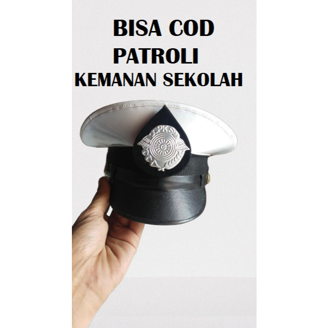 SPESIAL PROMO-[Accessories Hewan] Topi pet Patroli Keamanan Sekolah(PKS)/Topi Patroli  Keamanan Seko