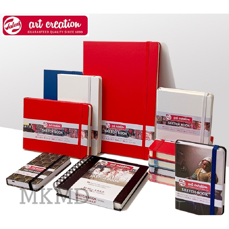 Dut Talens art creation creative sketbook TAC series color hard shell sketbook 140g artist beginner 