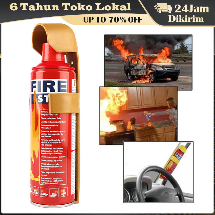 500/1000ML Fire Stop / Alat Pemadam Api Ringan / Racun Api / Pemadam Api Mobil Mini APAR Ringan / Pe