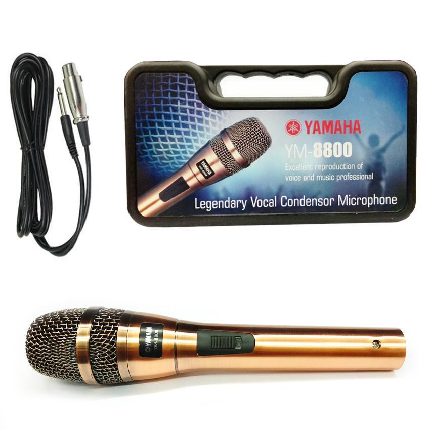 GS Yamaha Microphone Karaoke Kabel Ym-8800 Mic Suara Mantap